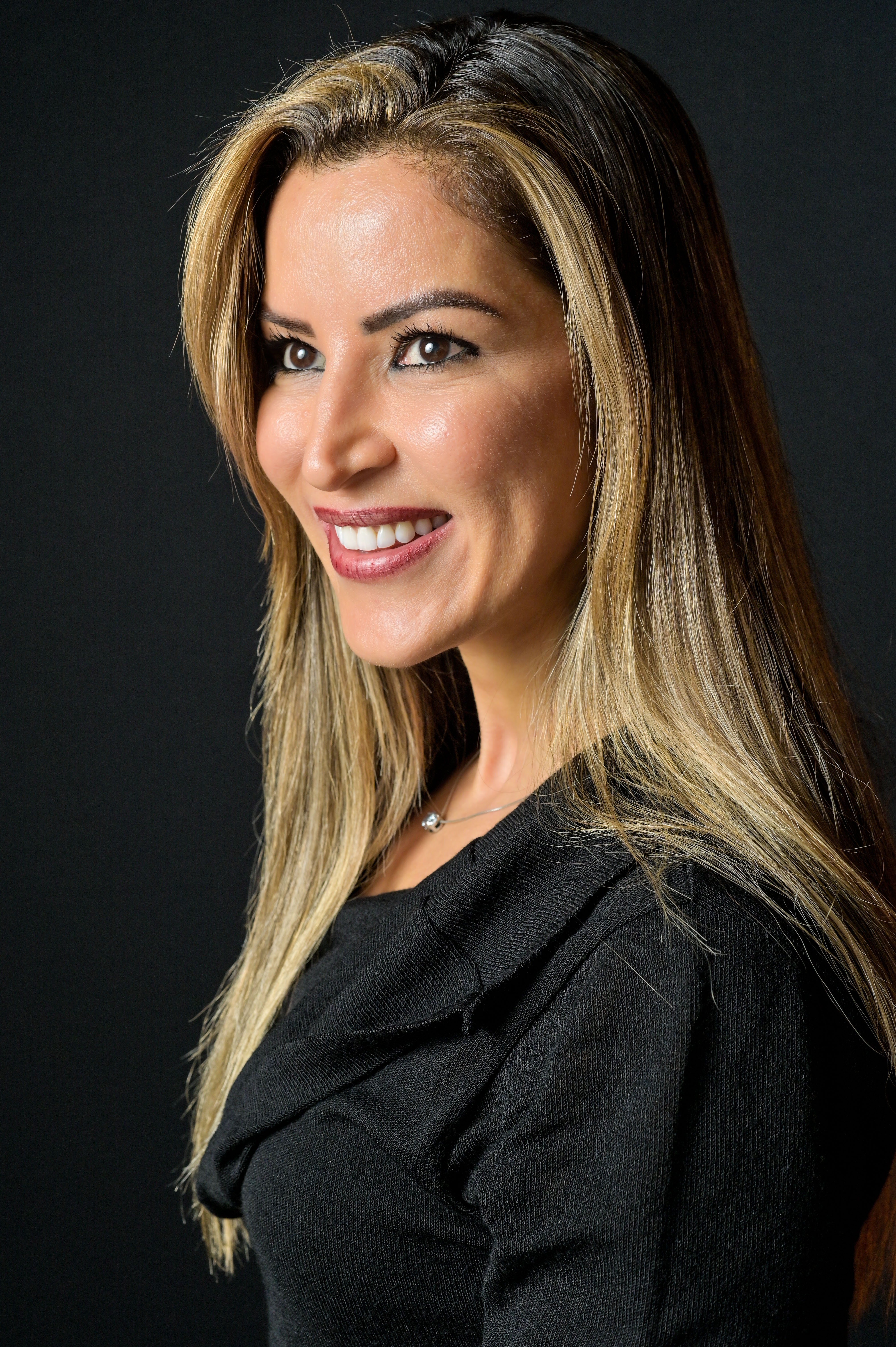 Convidada em retrato de evento